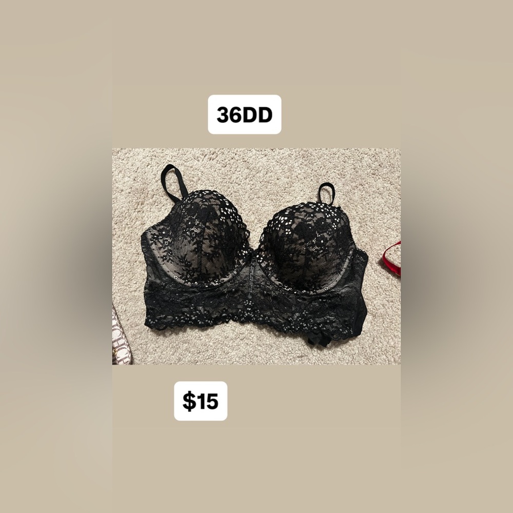 Victoria's Secret Black Lingerie from my closet